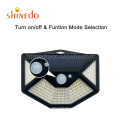 solar led light outdoor motion sensor for garden, 112 led solar sensor wall light